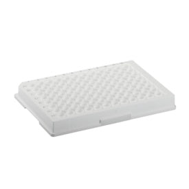 ELISA plate, 96 well, flat base, PS, white, High Binding