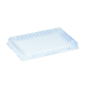 ELISA plate, 96 well, base shape: conical, PS, transparent, Medium Binding