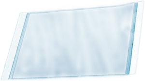 Adhesive film, material: acetate, transparent