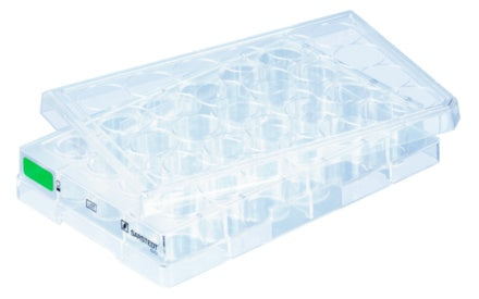 Cell culture plate, 24 well, surface: Suspension, flat base
