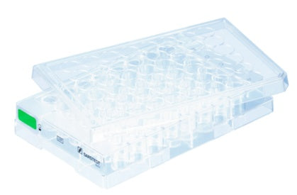 Cell culture plate, 48 well, surface: Suspension, flat base