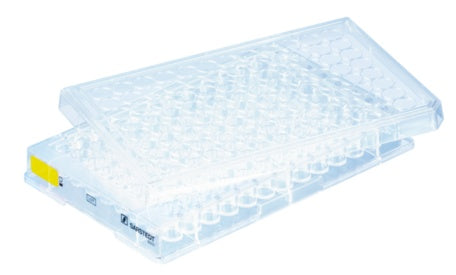 Cell culture plate, 96 well, surface: Cell+, flat base
