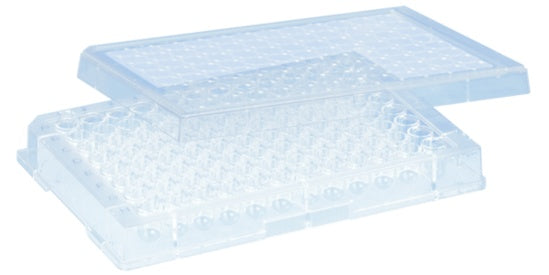 Cell culture plate, 96 well, surface: BIOFLOAT, round base