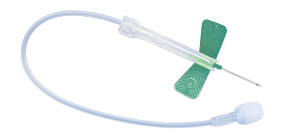 Safety-Multifly needle, 21G x 3/4'', green, tube length: 240 mm, 1 piece(s)/blister