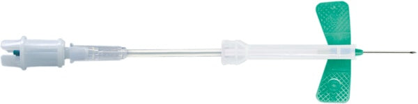 Safety-Multifly needle, 21G x 3/4'', green, tube length: 80 mm, 1 piece(s)/blister