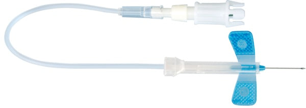 Safety-Multifly needle, 23G x 3/4'', blue, tube length: 200 mm, 1 piece(s)/blister