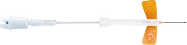 Safety-Multifly needle, 25G x 3/4'', orange, tube length: 80 mm, 1 piece(s)/blister