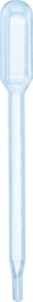 Transfer pipette, 1 ml, (LxW): 87 x 10 mm, LD-PE, transparent