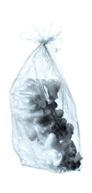 Disposal bags, 24 l, (LxW): 780 x 400 mm, PP, transparent, without print