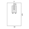 HALYARD EENT SPLIT DRAPE