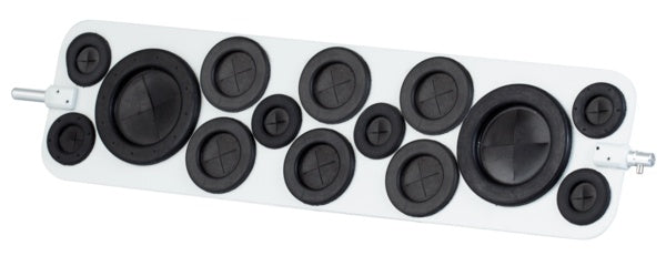 Plate rotor, for 2 tubes up to 35 mm and 6 tubes, up to 20 mm and 6 tubes, up to 12.5 mm, for SARMIX M 2000