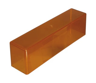 Protective cover, PC, brown, 256 x 62 x 72 mm, suitable for stand no 93.1097.100