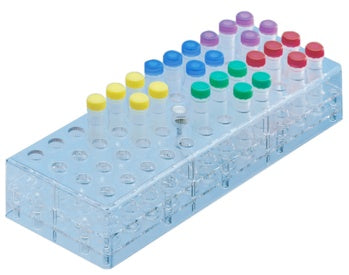 Rack, PC, format: 12 x 4, suitable for screw cap micro tubes