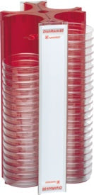 DishRack, height: 370 mm, red, for 88 petri dishes with 92 mm