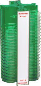 DishRack, height: 370 mm, green, for 88 petri dishes with 92 mm