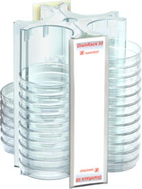 DishRack, height: 240 mm, transparent, for 52 petri dishes with 92 mm