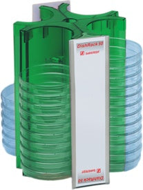 DishRack, height: 240 mm, green, for 52 petri dishes with 92 mm