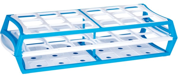 Rack, PP, format: 6 x 3, suitable for 50 ml centrifuge tubes