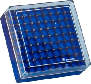 Cryobox, 132 x 132 x 53 mm, format: 9 x 9, for 81 collection tubes 9,38,73,681
