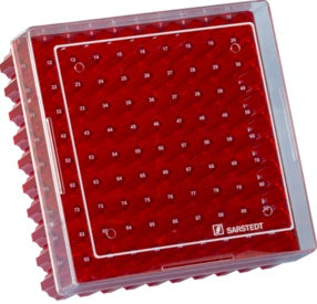 Cryobox, 132 x 132 x 53 mm, format: 10 x 10, for 100 collection tubes