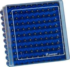 Cryobox, 132 x 132 x 53 mm, format: 10 x 10, for 100 collection tubes 9,38,74,610