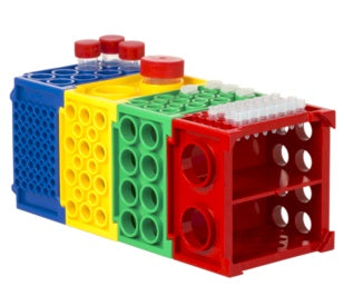 Rack, PP, format: 12 x 8, suitable for micro tubes and tubes with 4-30 mm