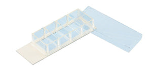 x-well cell culture chamber, 4 wells, on lumox slide, removable frame