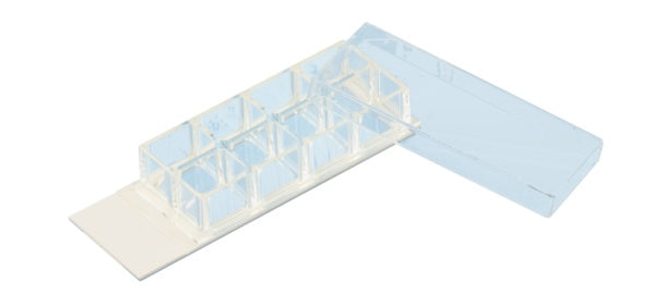 x-well cell culture chamber, 8 wells, on lumox slide, removable frame
