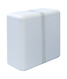 Polystyrene container, suitable as outer packaging for cool transport