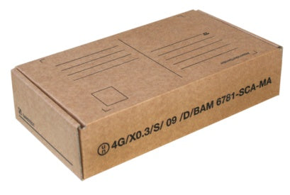 Post transport packaging, 107 x 198 x 50 mm, for diagnostic specimens