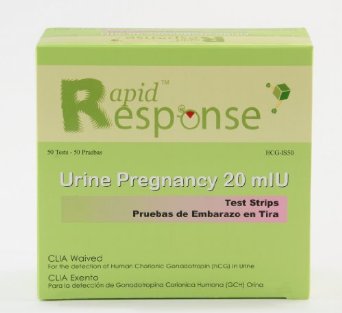 Rapid Response Urine Pregnancy Test Strip
