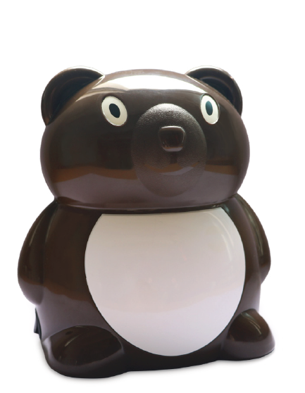 HOMED PEDIATRIC BEAR NEBULIZER W/ DISPOSABLE NEB & PED MASK