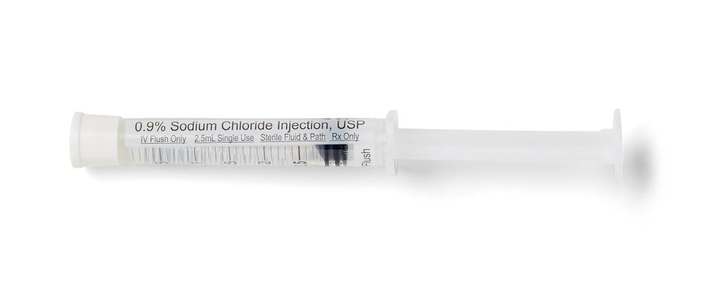 Health Care Logistics 3 mL IV Flush Syringe Prefilled with 2.5 mL Saline