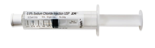 10 mL IV Flush Syringe Prefilled with 5 mL Saline