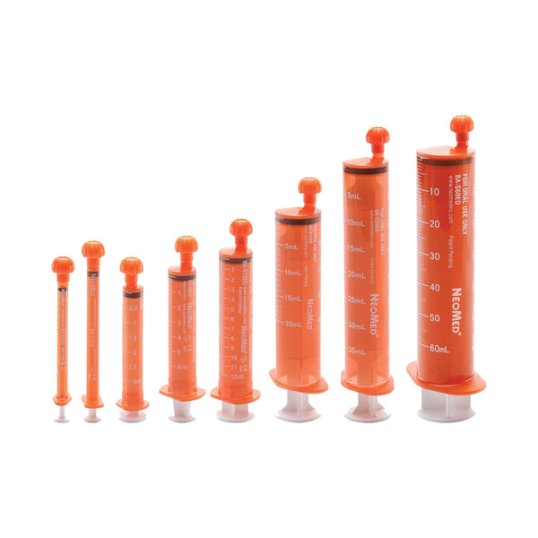 0.5mL Oral Syringe, Amber, Nonsterile