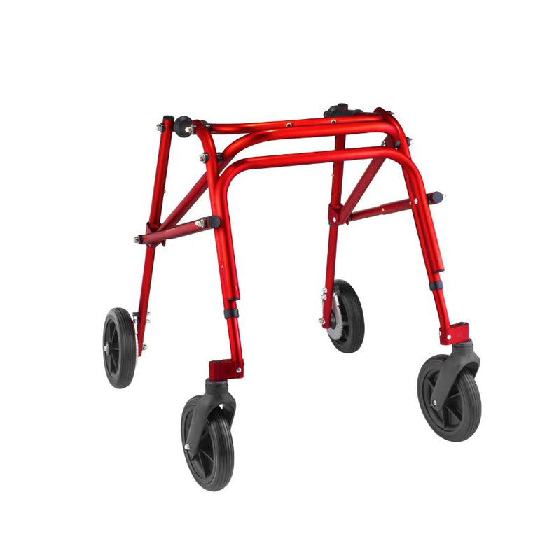 Klip 4W Walker, 8" Wheels, Sm, Red