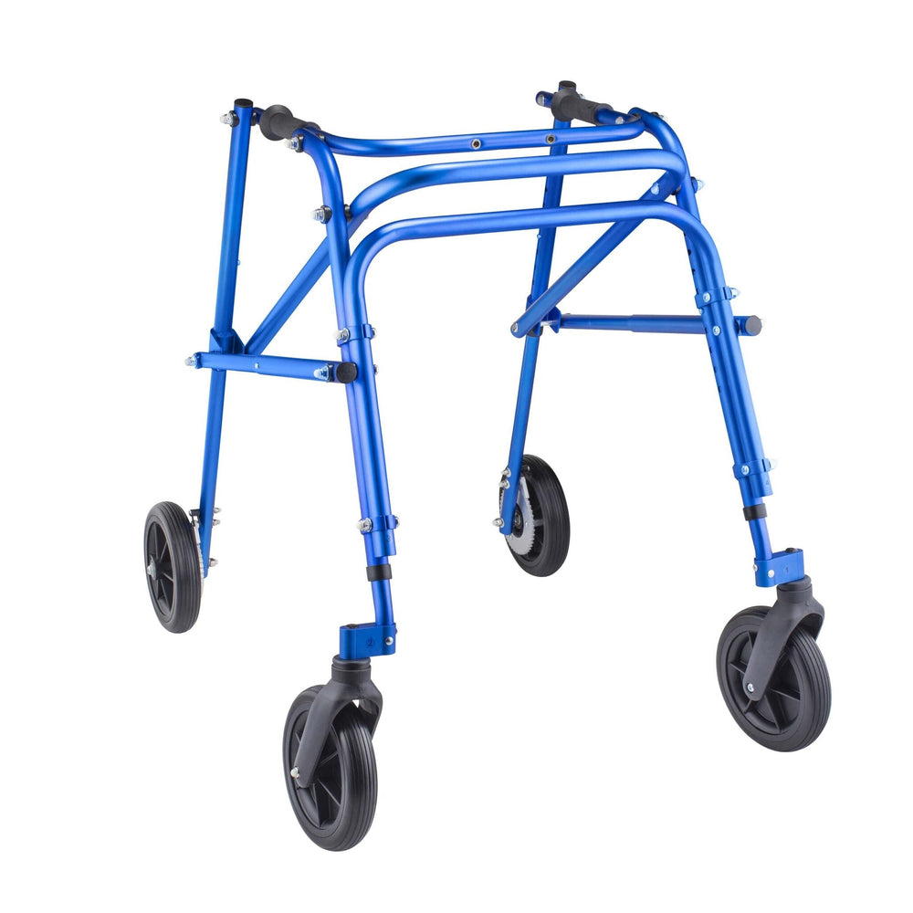 Klip 4W Walker, 8" Wheels, Lg, Blue