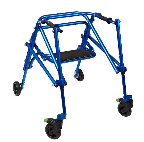 Klip 4W Walker W.Seat, Lg, Blue