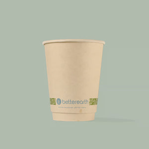 12oz Double Wall Hot Cup, Compostable