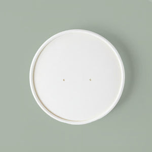 12oz-32oz PLA-lined Bleached Paper Food Container Lid