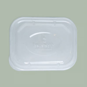 PLA Lid for 24oz-40oz Fiber Rectangular Container