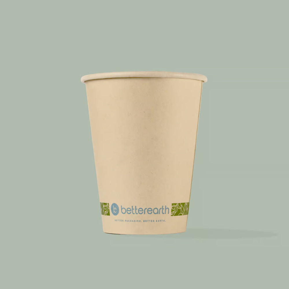 12oz Single Wall Hot Cup, Compostable