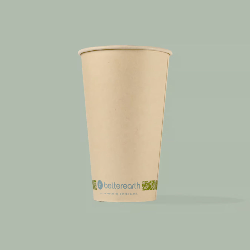 16oz Single Wall Hot Cup, Compostable