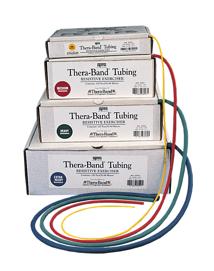 THERABAND 100' SUPER SILVER TUBING