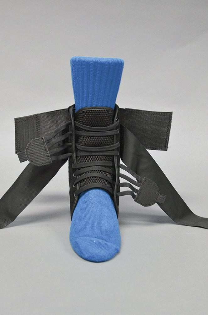 F8X LACER ANKLE SUPPORT W/STAYS SM