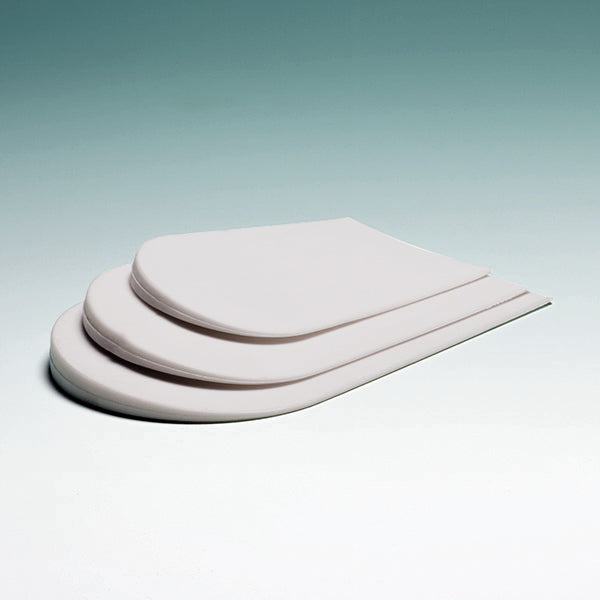 HEEL WEDGE WHITE LG