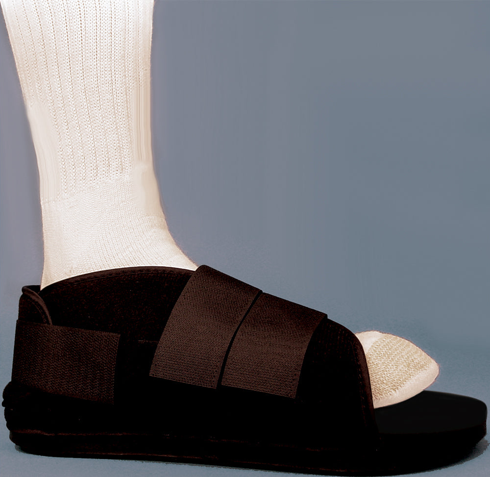 POST-OP SHOE SOFT ADJ HEEL M LG