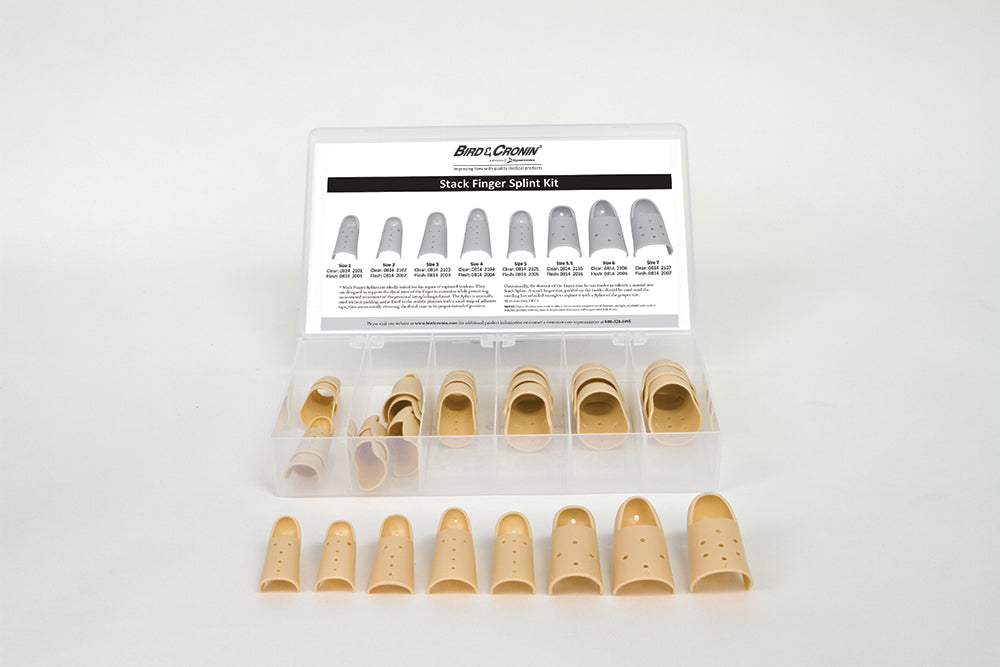 FLESH STAX FINGER SPLINT #6 3/PKG