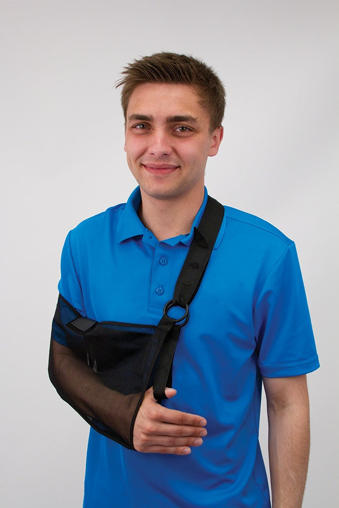 BLACK MESH ARM SLING LG