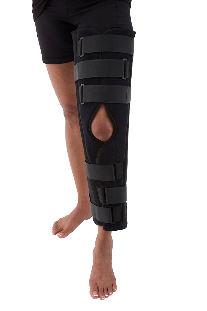 TRI-PANEL KNEE IMMOB 20IN BLK